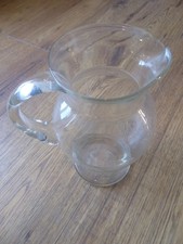 PICHET à EAU ancien, en verre soufflé.