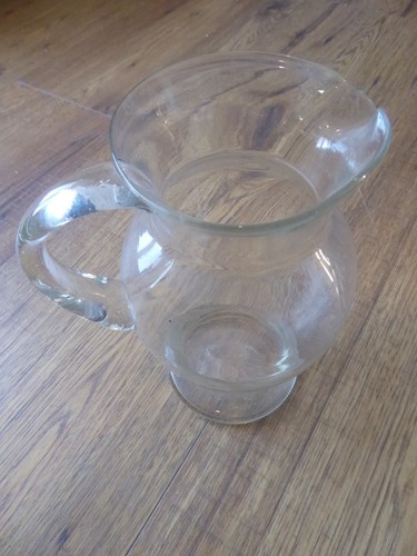 Pichet eau ancien en verre - eau,