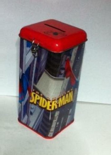 Tirelire métal spider - en, spider-man