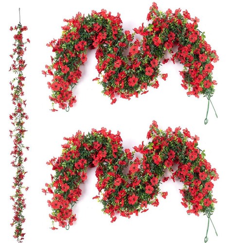 Guirlande rotin fleur - rotin,