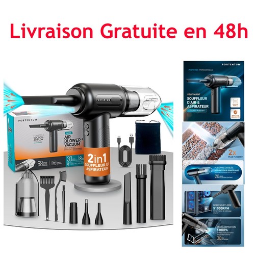 Aspirateur souffleur sans fil - souffleur,