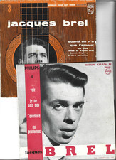 JACQUES BREL VINYLE 45 T X 2 3 e SERIE + 6 e SERIE