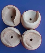 Lot de 4 supports por tringle