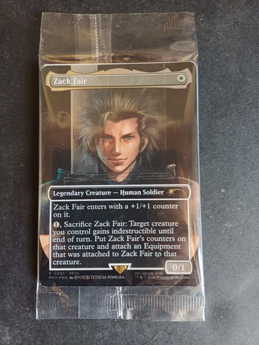 Carte promo zack fair - carte,