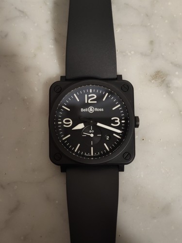 Bell ross brs ceramic quartz - bell, &