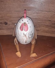 Poule vintage articulé pantin rare Chicken