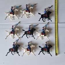 9 cavaliers ANCIENS plomb