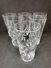 6 Verres/gobelets, cristal St