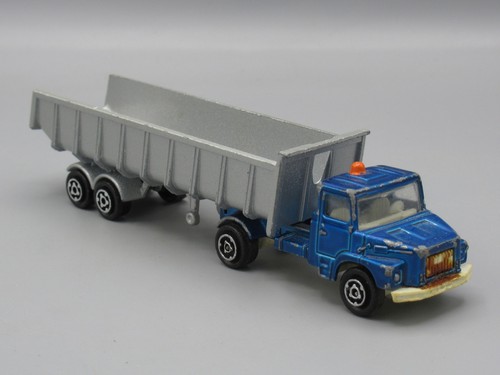 Camion benne scania bleu - benne,