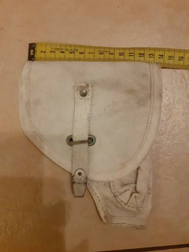 Etui pistolet toile blanche