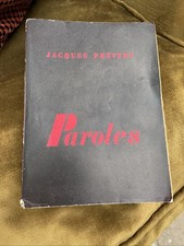 Jacques Prévert Paroles 1949