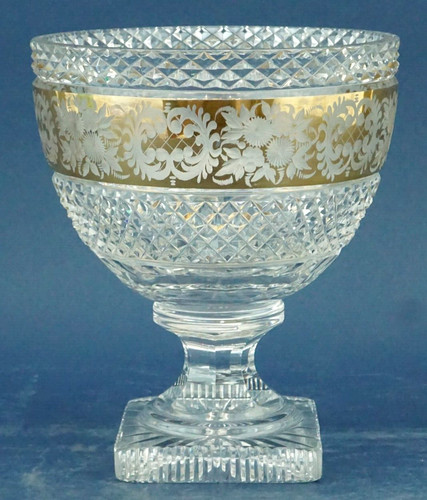 Val saint lambert - val, vase-coupe
