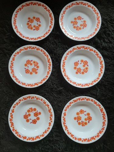 6 assiettes creuses - 6,