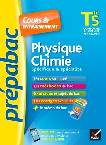 Physique chimie terminale - physique-chimie, s
