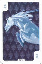 CARTE DE JEU. CARREFOUR 2019. DISNEY. LA REINE DES NEIGES 2. CHEVAL N° 41