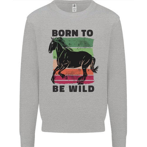 Né pour être sauvage sweat - pour,
