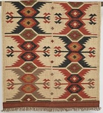Tapis laine jute village