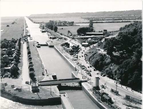 Tancarville 1960 le canal - -,