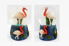 Boule Brillante Flamingo 2fach Animal Neige Miniature Secouer Boule en Verre
