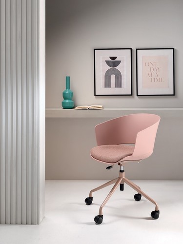 Chaise tissu design moderne - tissu,
