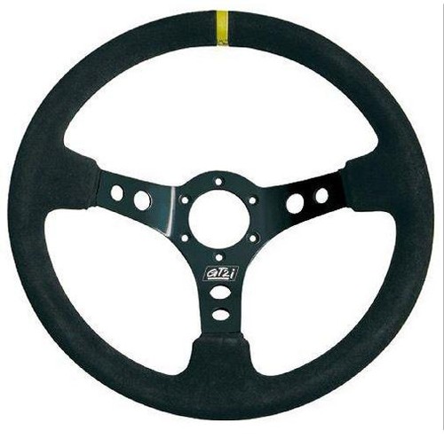 Volant race noir 35cm p75mm - noir,