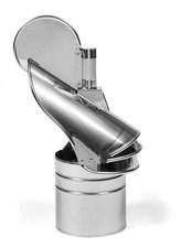 STERR - Cheminée Fileur Capot Acier Inoxydable 180 mm - CWL180