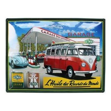 Plaque métal publicitaire