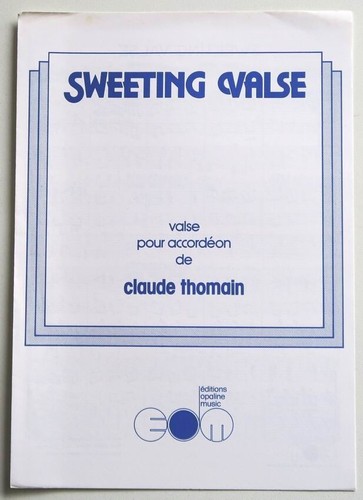 Partition vintage sheet - , music