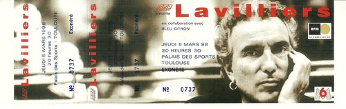 Rare ticket billet concert - billet,