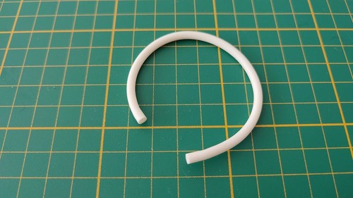 Tuyau blanc 15cm 30894680