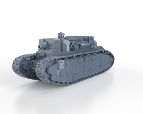 Wwii french char fcm 2c - -,