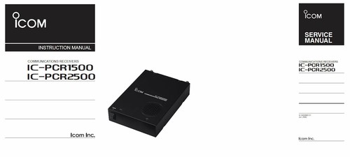 Icom pcr1500 ic pcr2500 - icom, /