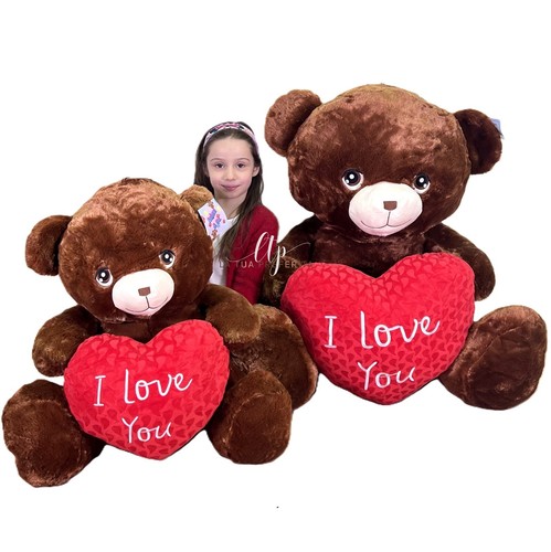 Ours peluche géant assis - peluche,
