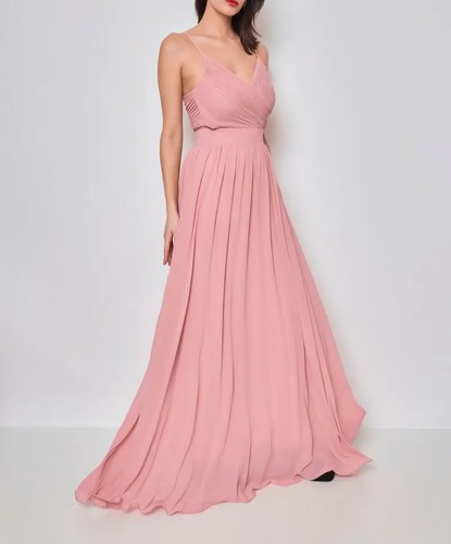 Robe soiree longue vieux - soiree, rose
