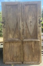 Paire de Double Porte d Entrée Louis XVI Directoire Époque XVIIIeme Château