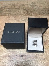 Bague B Zéro BVLGARI 4 anneaux or blanc Taille 50 - Ring gold Bulgari