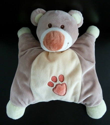 Doudou coussin nattou ours - *.,