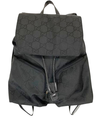 Sac dos gucci - nylon, cuir