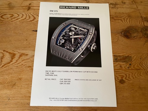 Richard mille 015 fiche - richard,