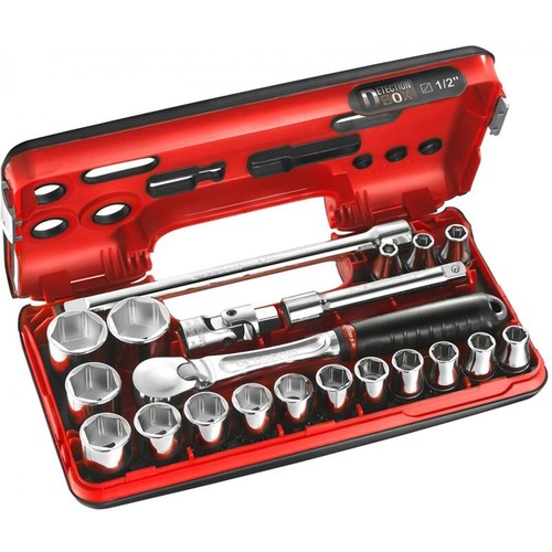 Coffret douilles cliquet - coffret,