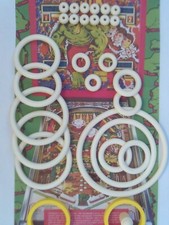 FLIPPER.GOTTLIEB-HULK.KIT ELASTIQUE (caoutchouc) DOIGT DE FLIPPER JAUNE