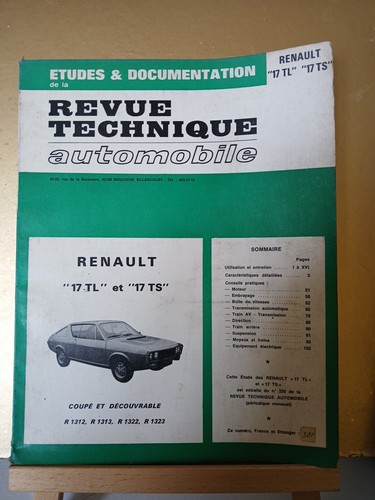 Revue technique automobile - technique,