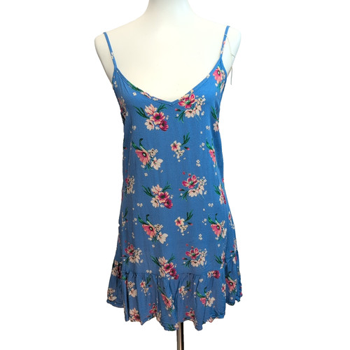 Robe été fleurie bleue - d'été,