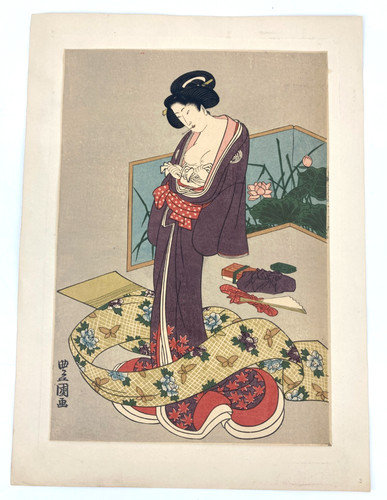Utagawa toyokuni femme - toyokuni,,