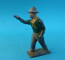Soldat en plomb creux - Cowboy avec pistolet - 50mm - 8