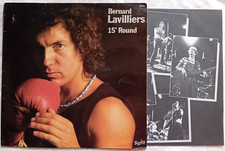 LP BERNARD LAVILLIERS - 15ème ROUND - ORIGINAL 1977 AVEC ENCART
