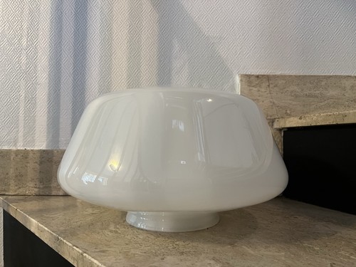 Globe opaline blanche - globe,