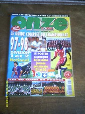 ONZE MONDIAL 1997 98 HORS SERIE    PARIS SG MARSEILLE BORDEAUX DIVISION 1/2