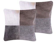 Lot de 2 Coussins Patchwork en
