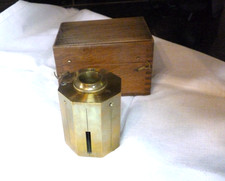 DANS SA BOITE  Pantométre Équerre  d'arpenteur  laiton (pantomètre),  XXème